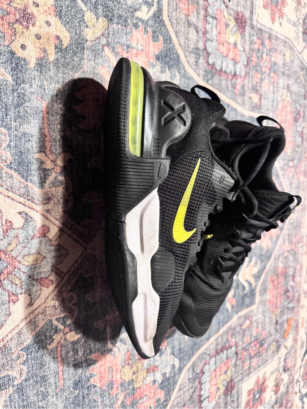 Nike Air Max Men's Black & Volt Athletic Sneakers